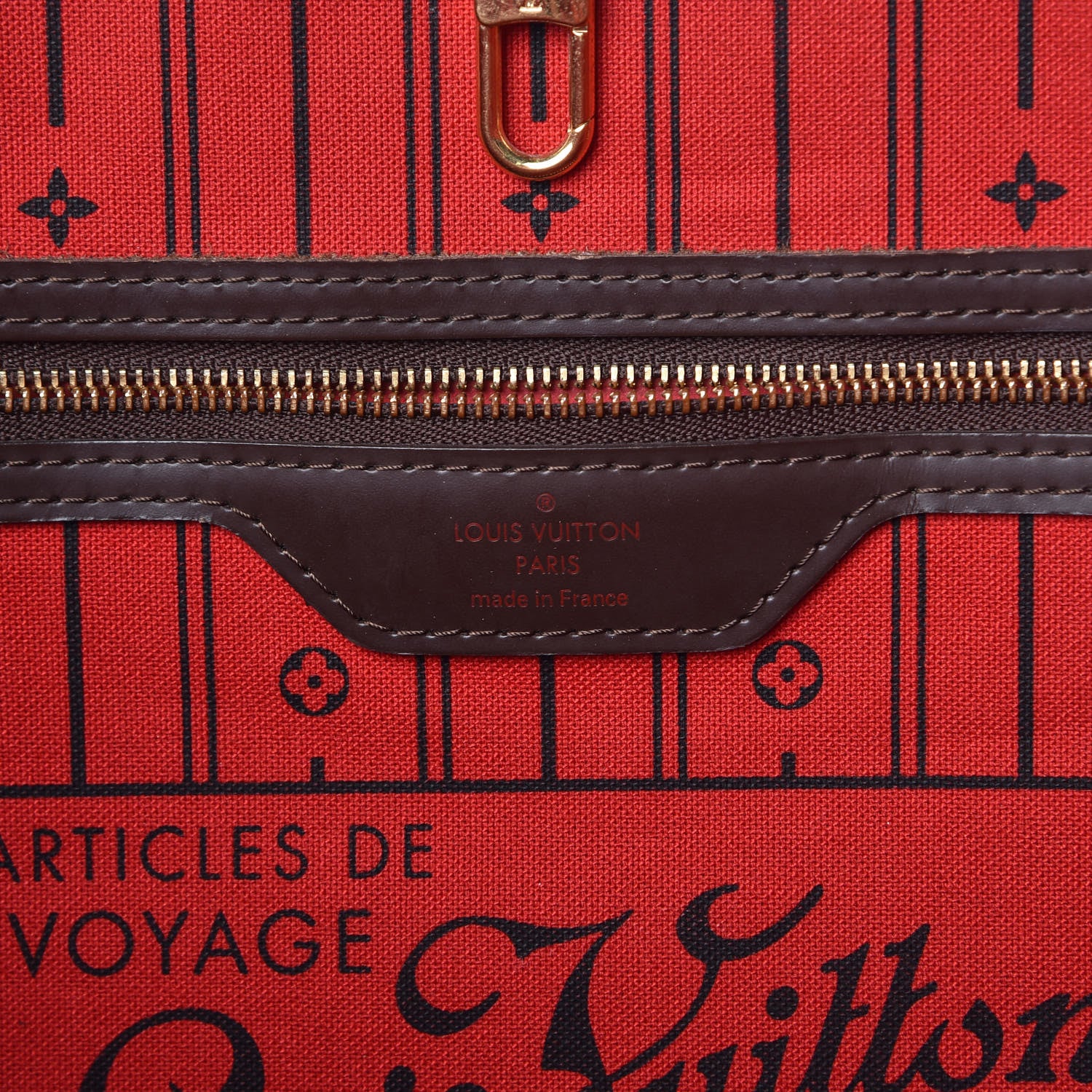 Louis Vuitton Damier Ebene Neverfull GM 6 of 8