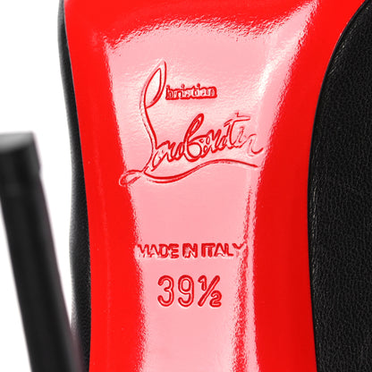 Christian Louboutin Shiny Nappa Pigalle Follies 100 Pumps 39.5 Black 6 of 7