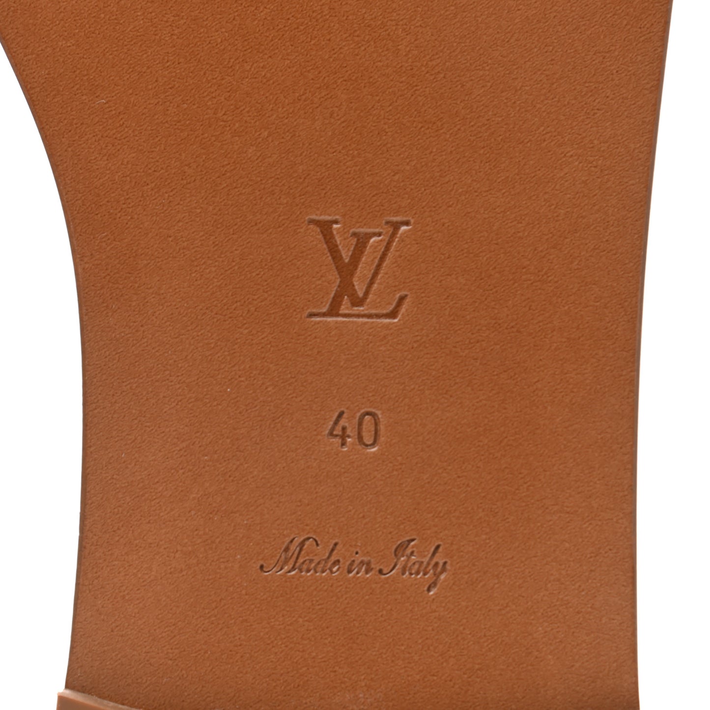 LV Escale Lock It Flat Mule 40 Blue