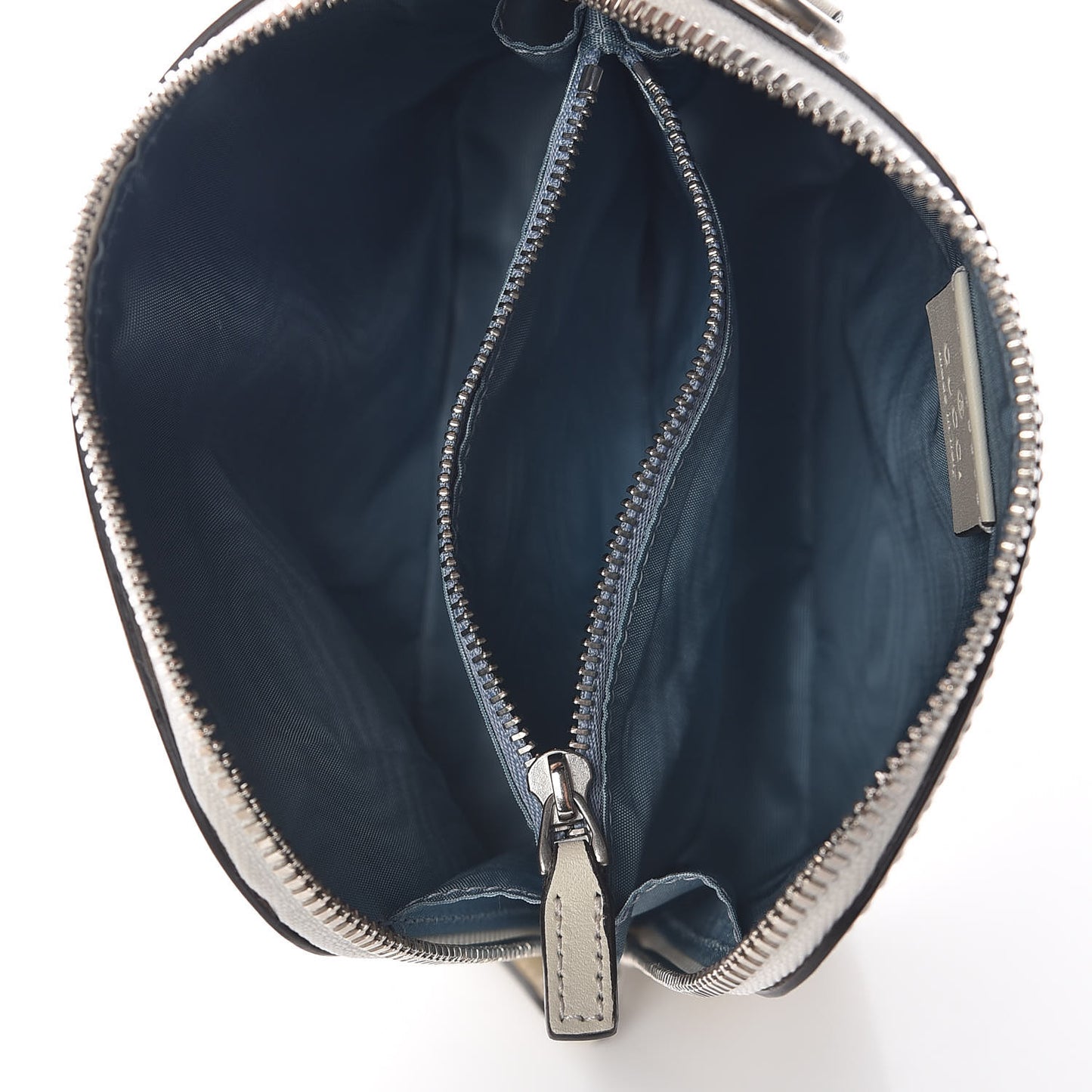 X SEGA Calfskin GUCCY Stars Mini Dome Shoulder Bag Mystic White Gold