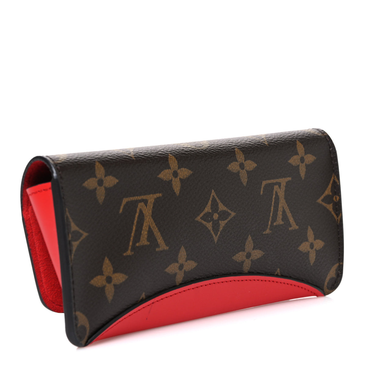 Louis Vuitton Monogram Woody Sunglass Case Rouge 3 of 7