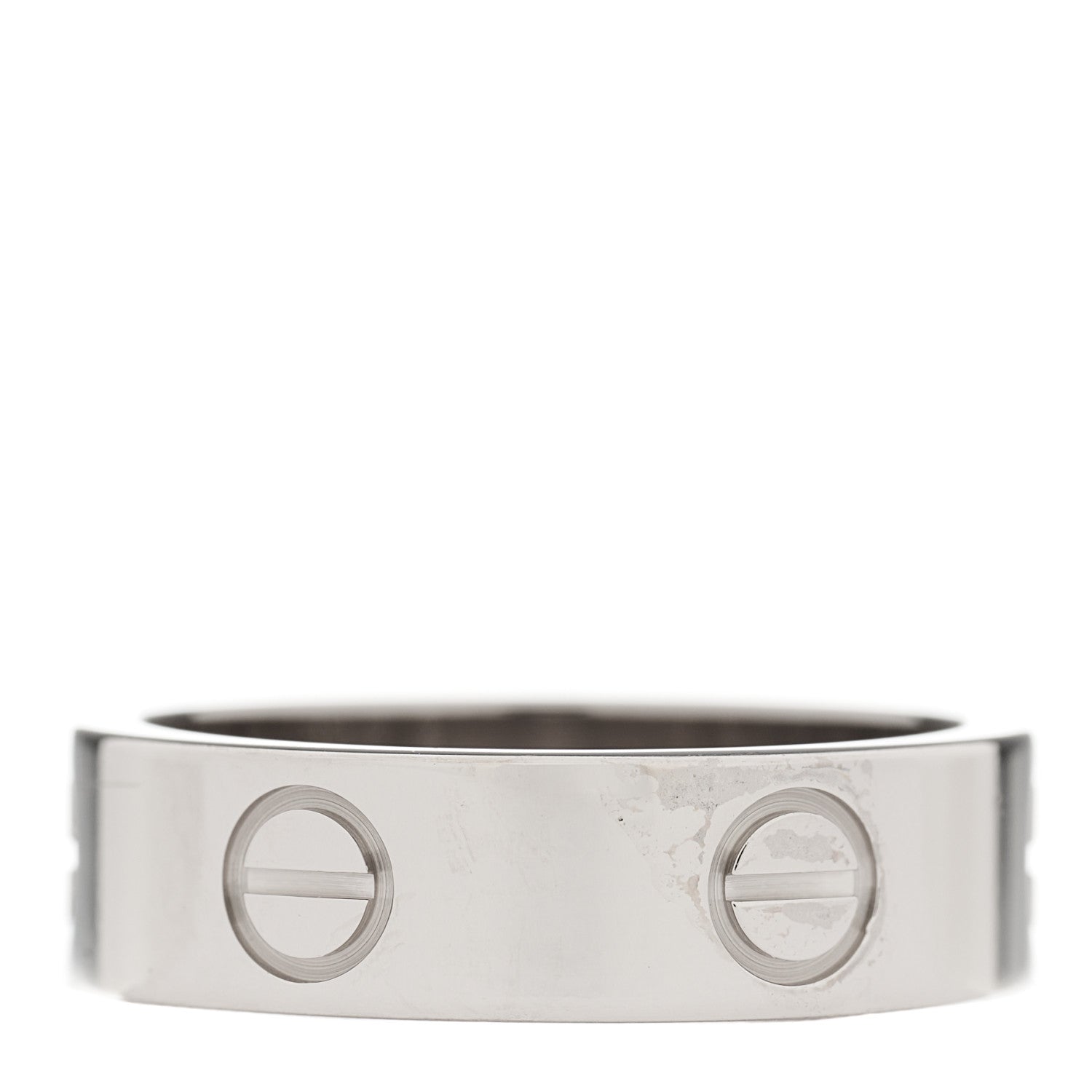 Cartier 18K White Gold 5.5mm LOVE Ring 53 6.25 3 of 4