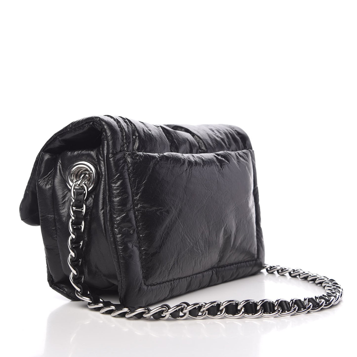 Lambskin The Pillow Bag Black