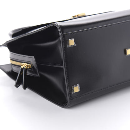 Saint Laurent Shiny Calfskin Medium Uptown Tote Black 6 of 10