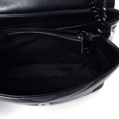 Saint Laurent Calfskin Y Quilted Monogram Small Loulou Chain Satchel Black 5 of 8