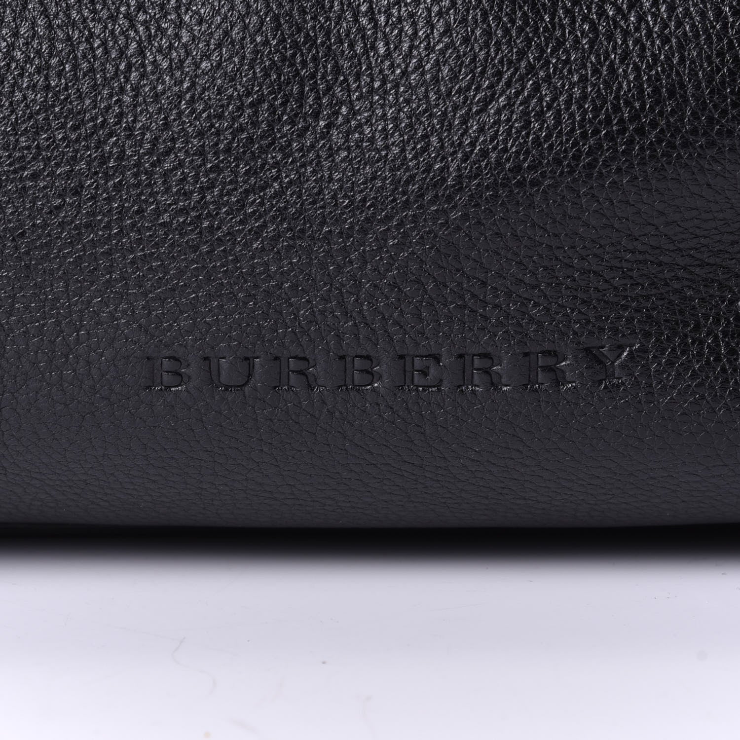 Burberry Calfskin Grommet Medium Maidstone Shoulder Bag Black 6 of 7