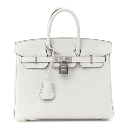 Hermes Togo Birkin 25 Gris Pale 1 of 11