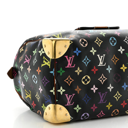 Louis Vuitton Monogram Multicolor Speedy 30 Black 7 of 9