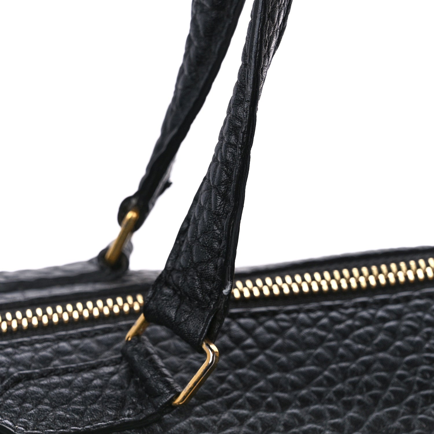Celine Bullhide Calfskin Medium Ring Bag Black 10 of 13