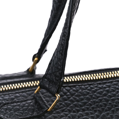 Celine Bullhide Calfskin Medium Ring Bag Black 10 of 13