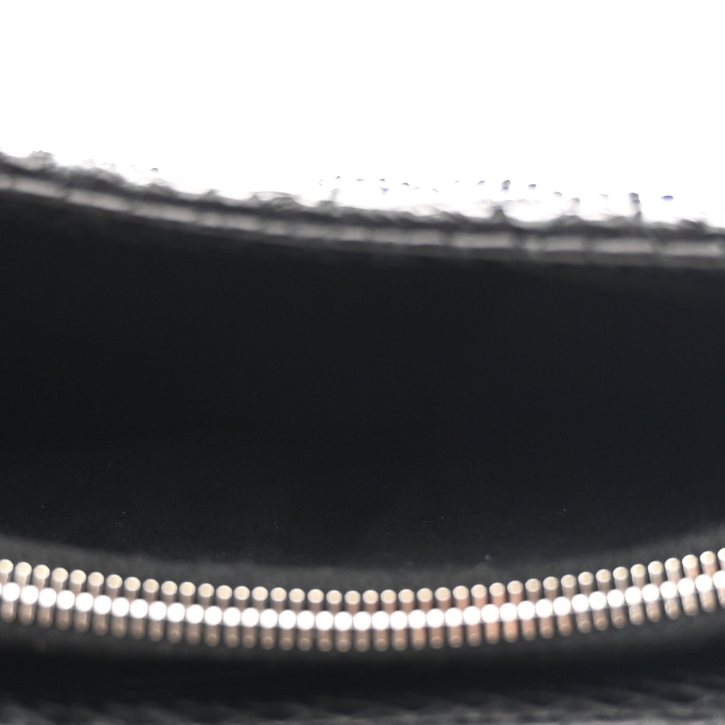 Snakeskin Quilted Phone Holder Clutch Black