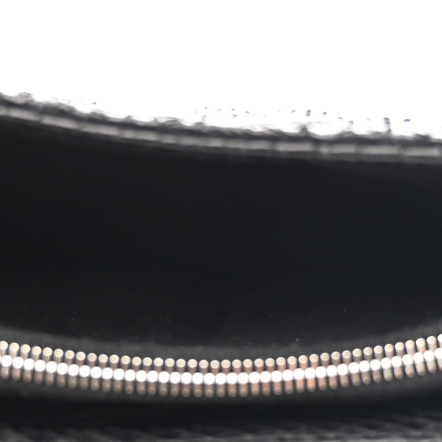 Chanel Snakeskin Quilted Phone Holder Clutch Black 5 of 13