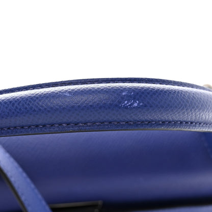 Hermes Epsom Kelly Sellier 32 Bleu Electrique 11 of 11