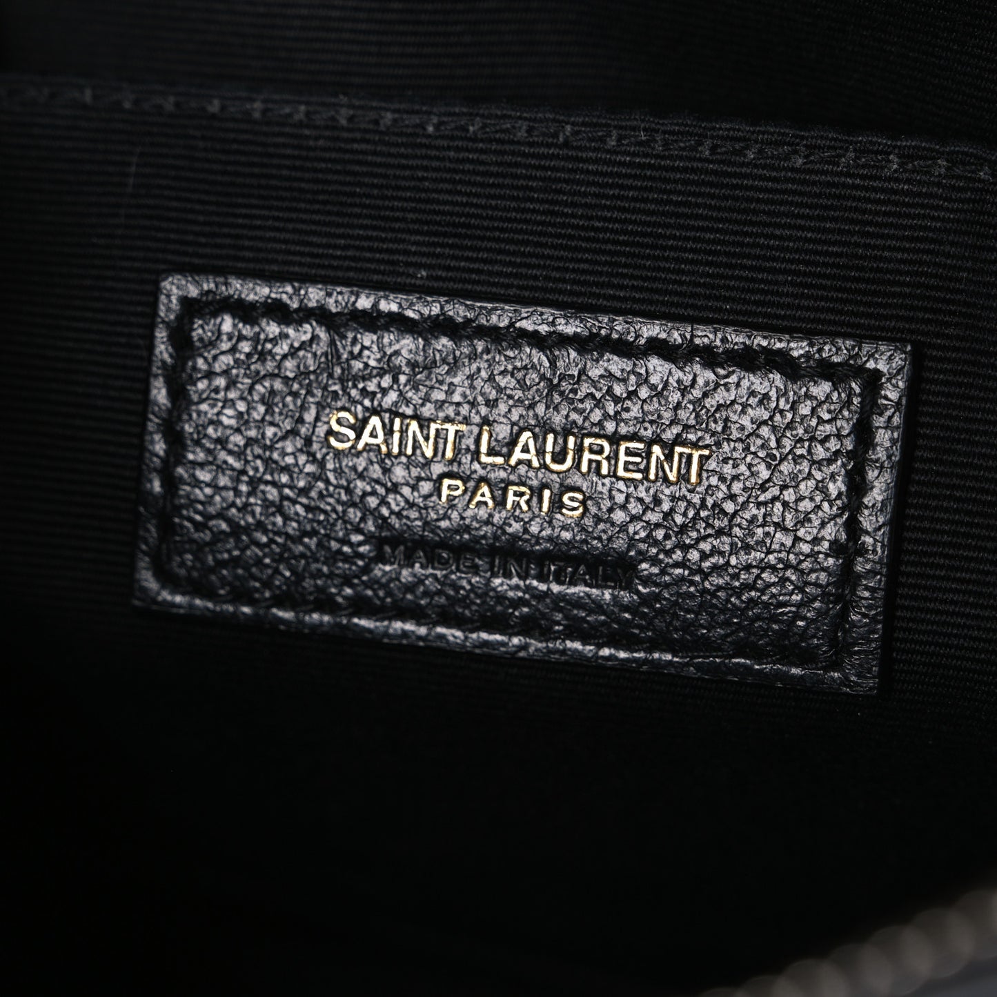 Calfskin Matelasse Monogram Lou Camera Bag Black