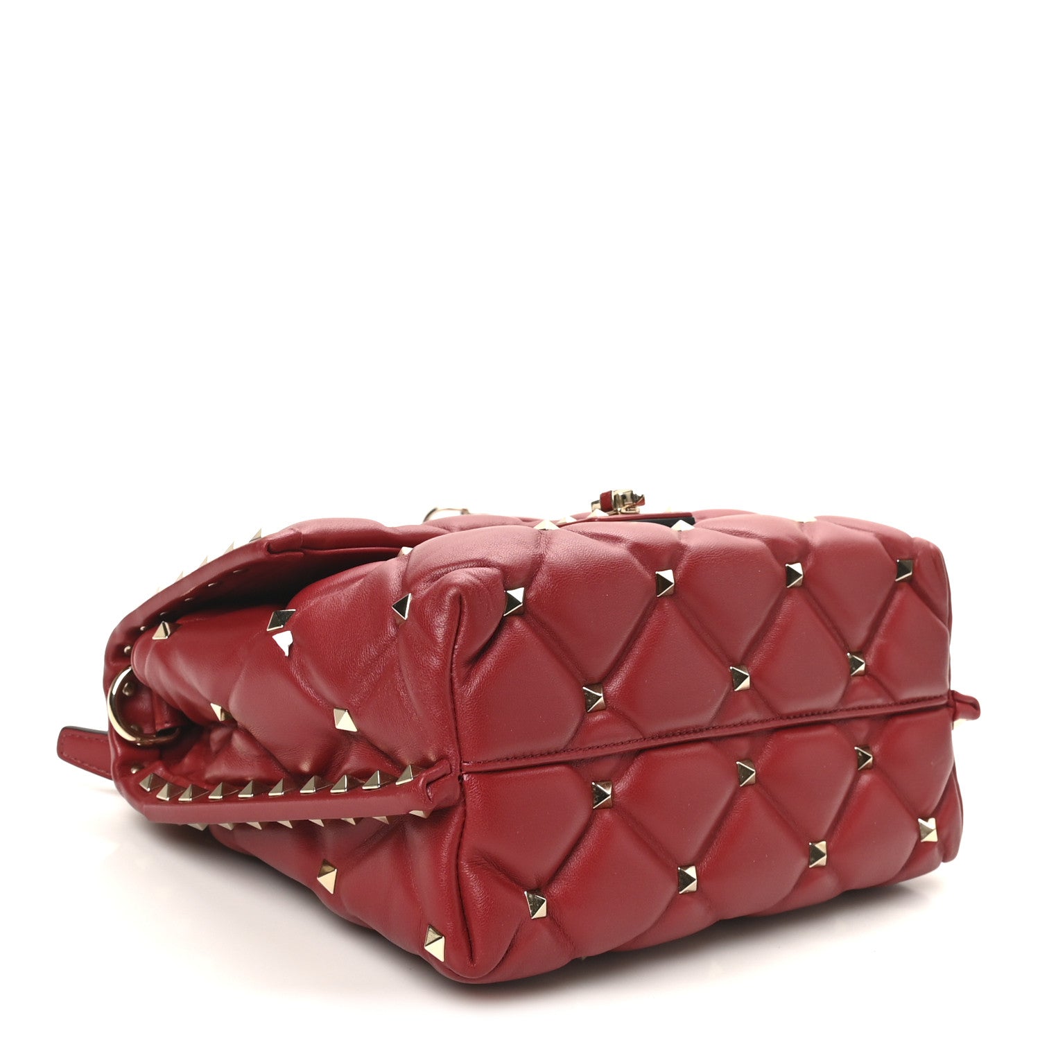 Valentino Garavani Nappa Medium Candystud Top Handle Bag Rosso Valentino 4 of 9