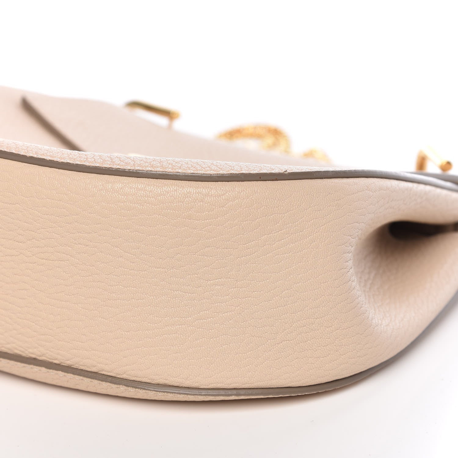 Chloe Grained Lambskin Mini Drew Shoulder Bag Abstract White 9 of 9