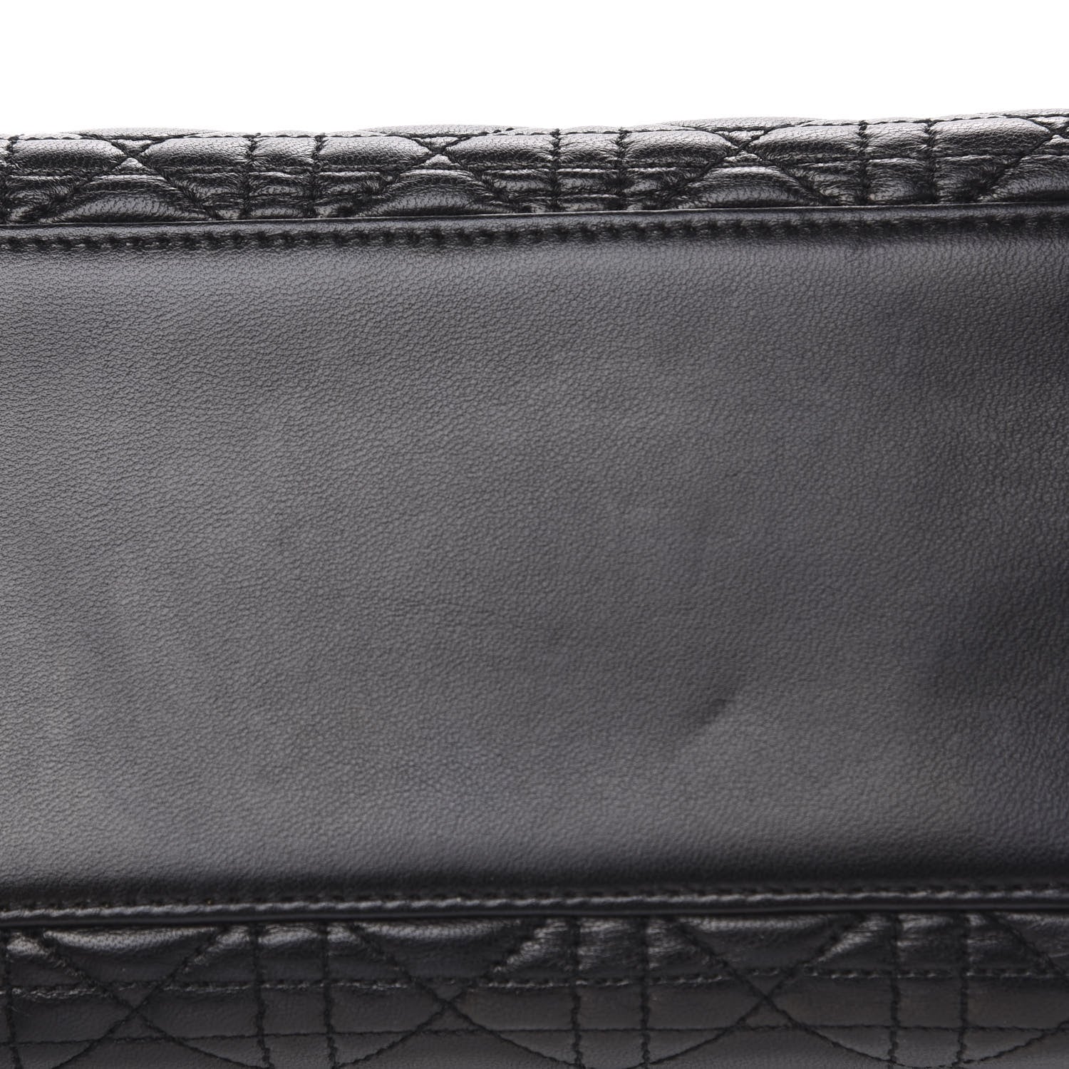 Christian Dior Lambskin Cannage Medium Lady Dior Black 10 of 11