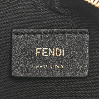 Fendi Vitello Grace Matte Mini Fendigraphy Hobo Bag Black 6 of 10