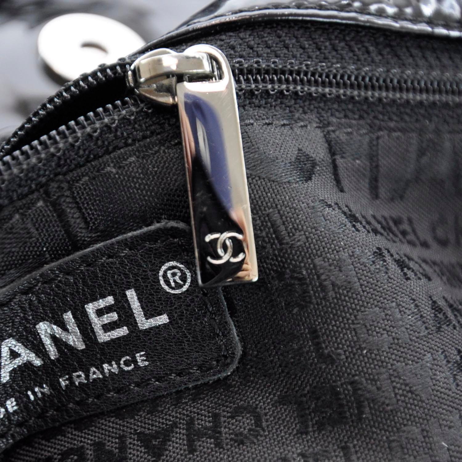 Chanel Vinyl XL Coco Cabas Black 11 of 11