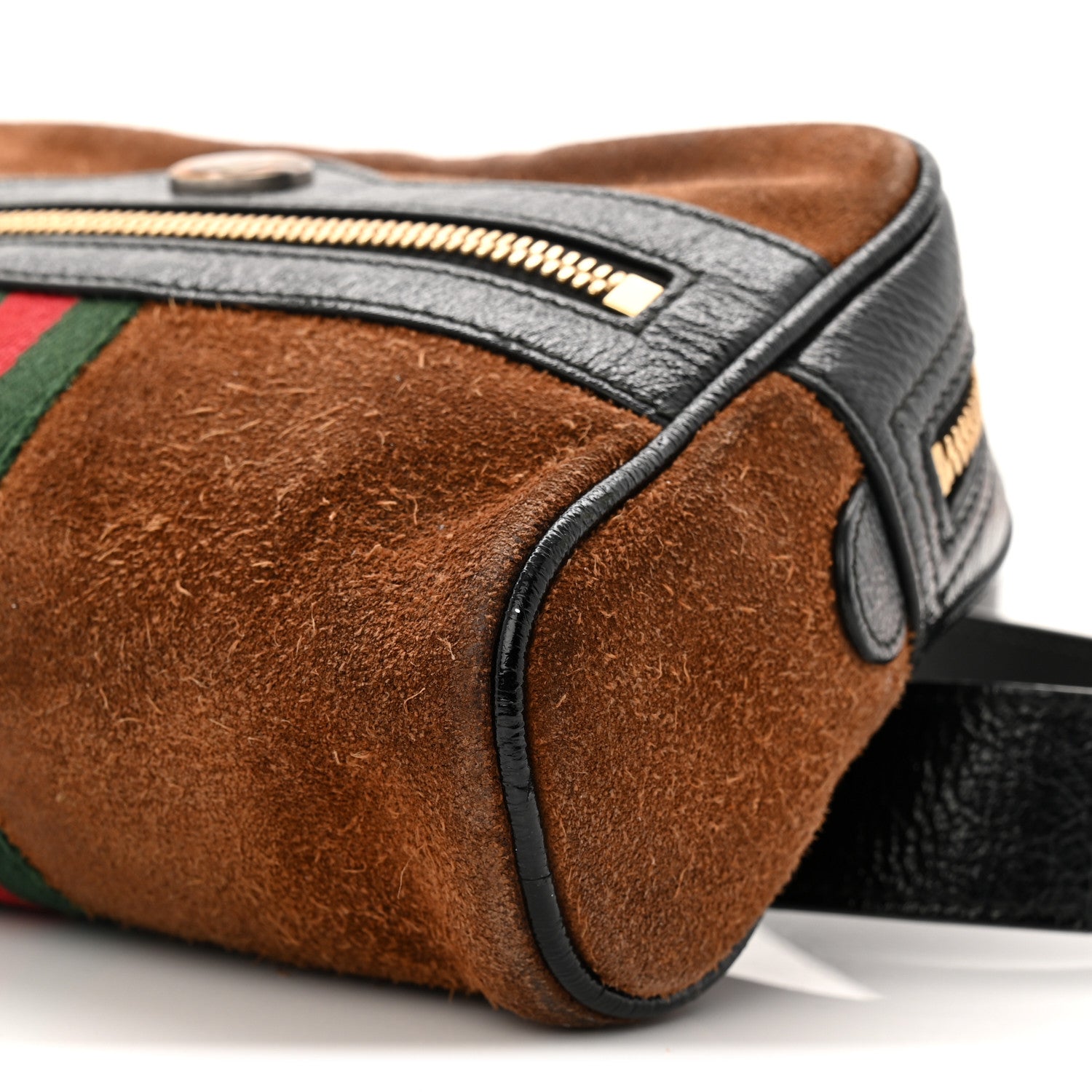 Gucci Suede Small Ophidia Belt Bag 95 38 Brown 10 of 11