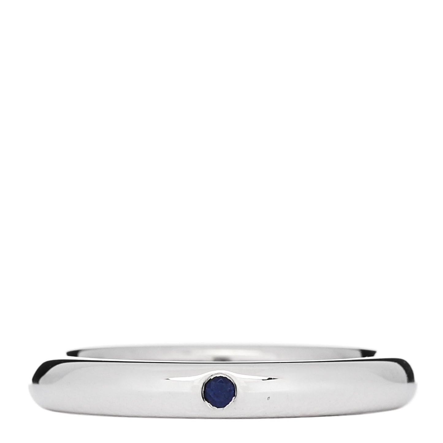 Sterling Silver Blue Sapphire Elsa Peretti Band Ring 50 5.5