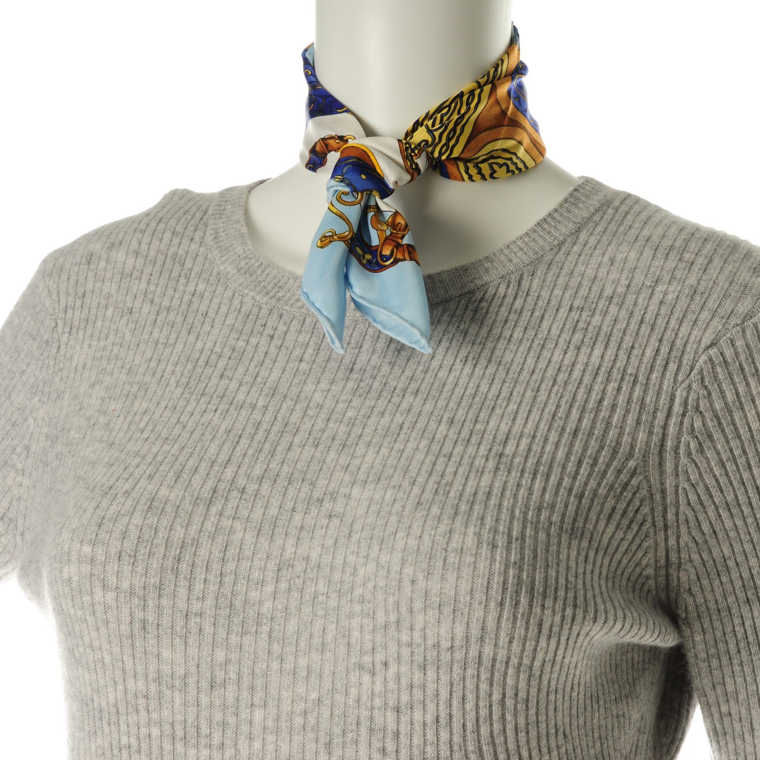 Hermes Silk Festival des Amazones Pocket Square 2 of 6