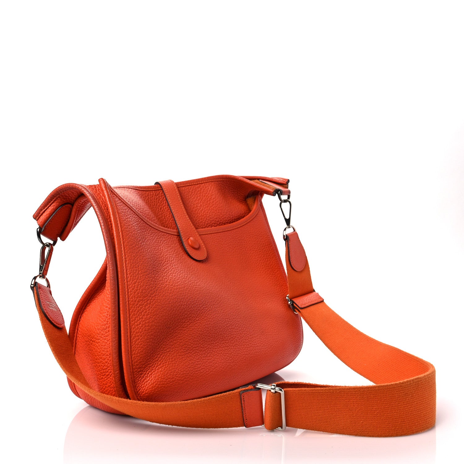 Hermes Taurillon Clemence Evelyne III GM Feu 2 of 8