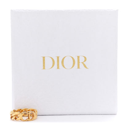 Christian Dior Metal Danseuse Etoile Chain Ring L Gold 5 of 5