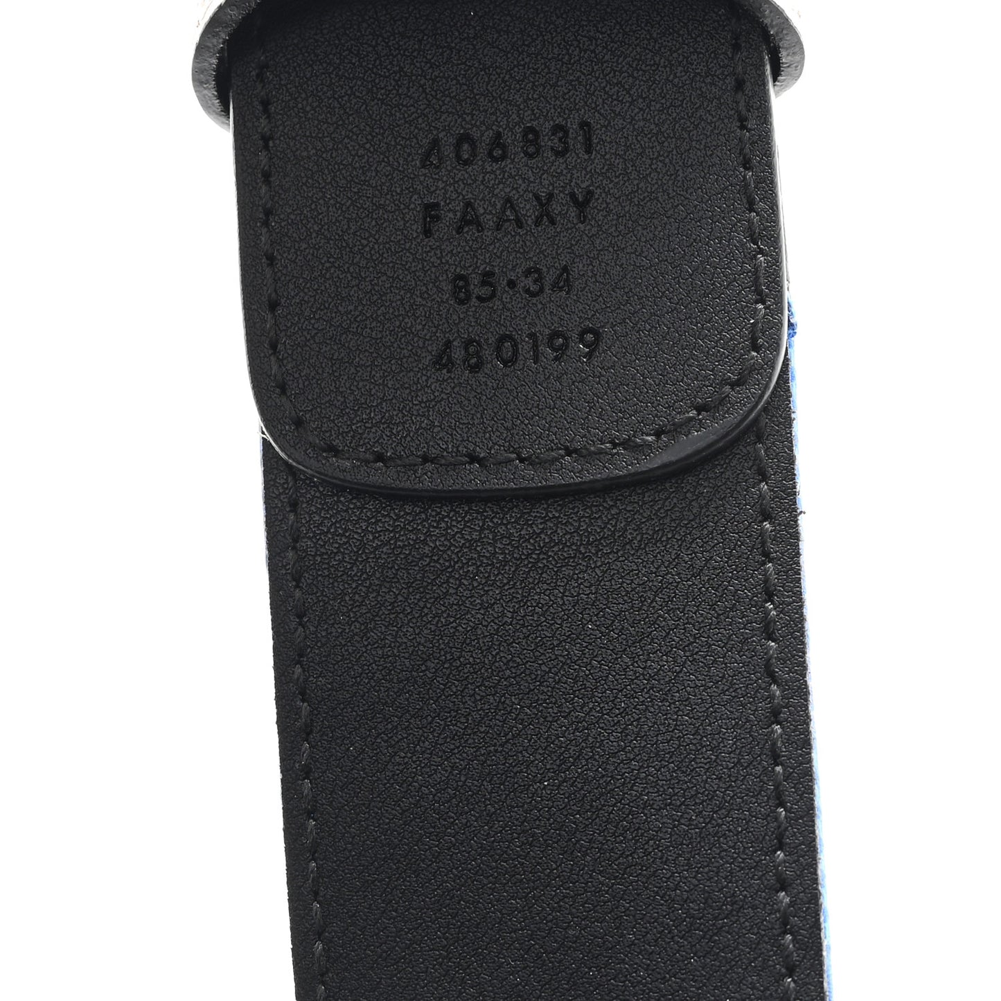 X ADIDAS Double G 85 34 Belt Blue White
