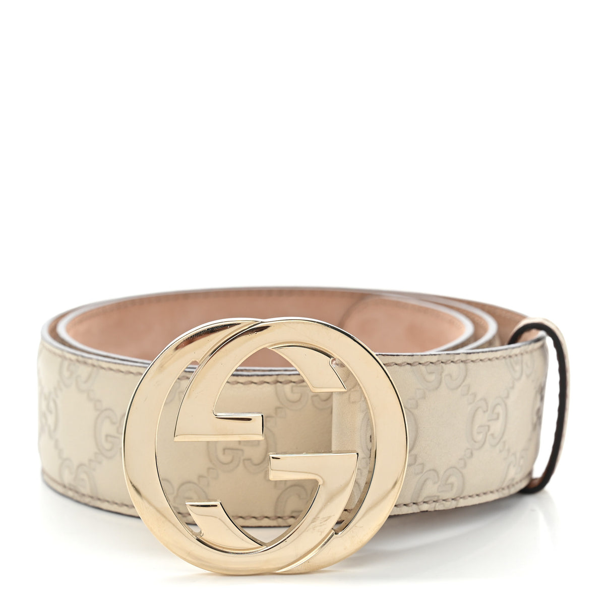 Guccissima Interlocking G 40mm Belt 85 34 Off White