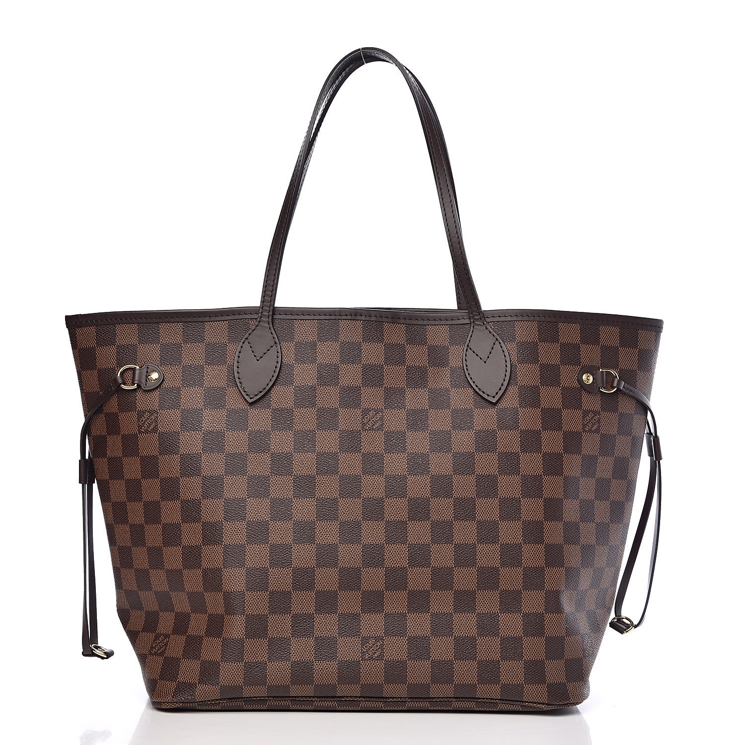 Louis Vuitton Damier Ebene Neo Neverfull MM Rose Ballerine 3 of 17