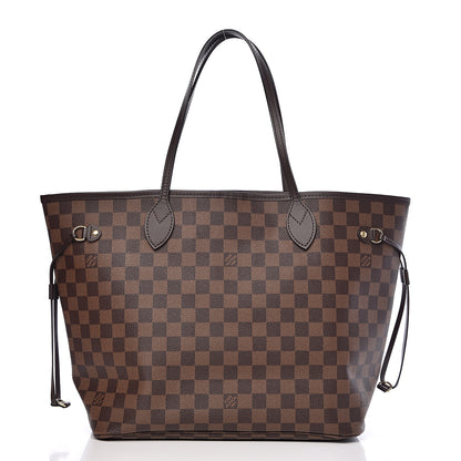 Louis Vuitton Damier Ebene Neo Neverfull MM Rose Ballerine 3 of 17