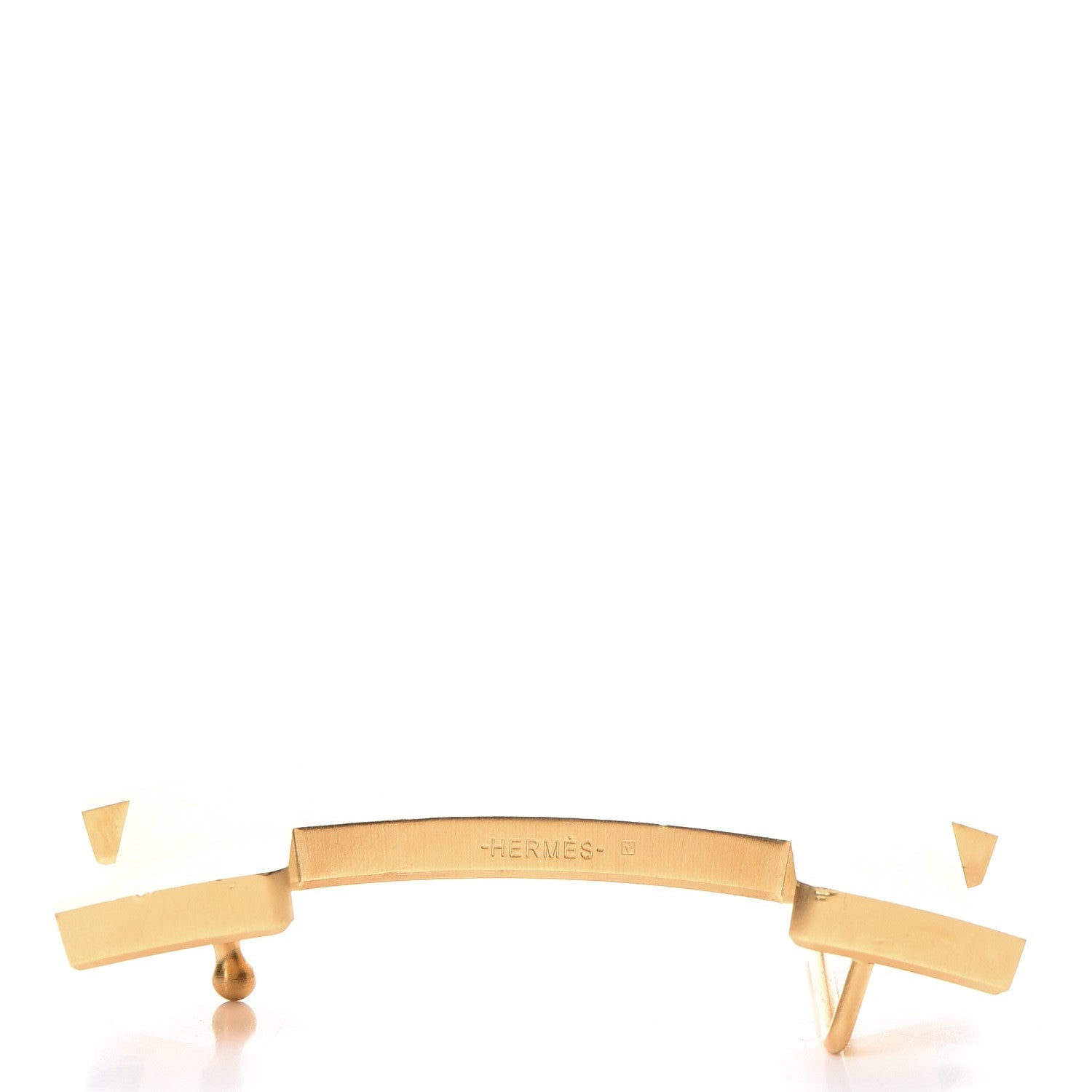 Hermes Brushed Gold 42mm Constance 2 H Belt Buckle 6 of 8