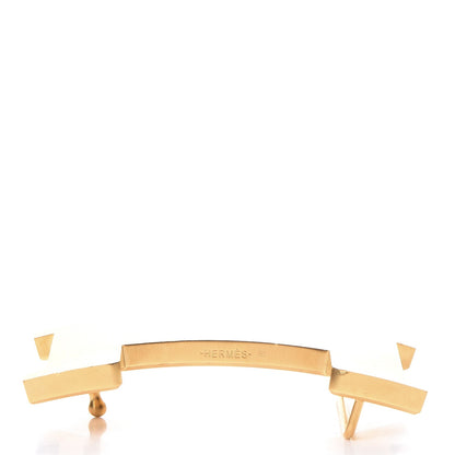 Hermes Brushed Gold 42mm Constance 2 H Belt Buckle 6 of 8
