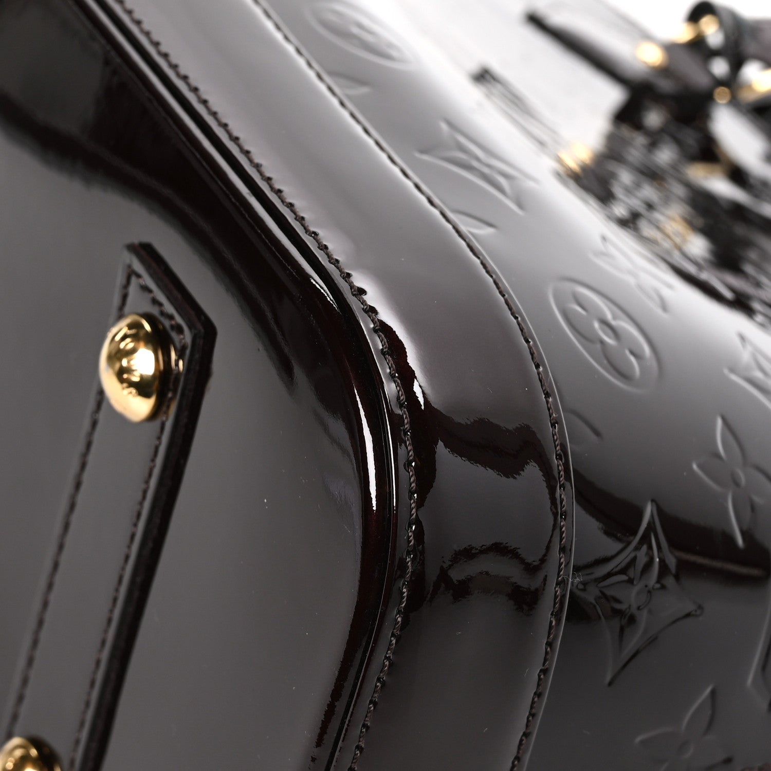 Louis Vuitton Vernis Alma PM Amarante 9 of 11