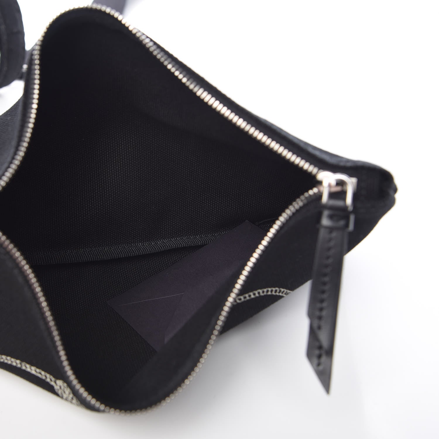 Prada Plexiglass Canapa Small Shopper Tote Black 10 of 10