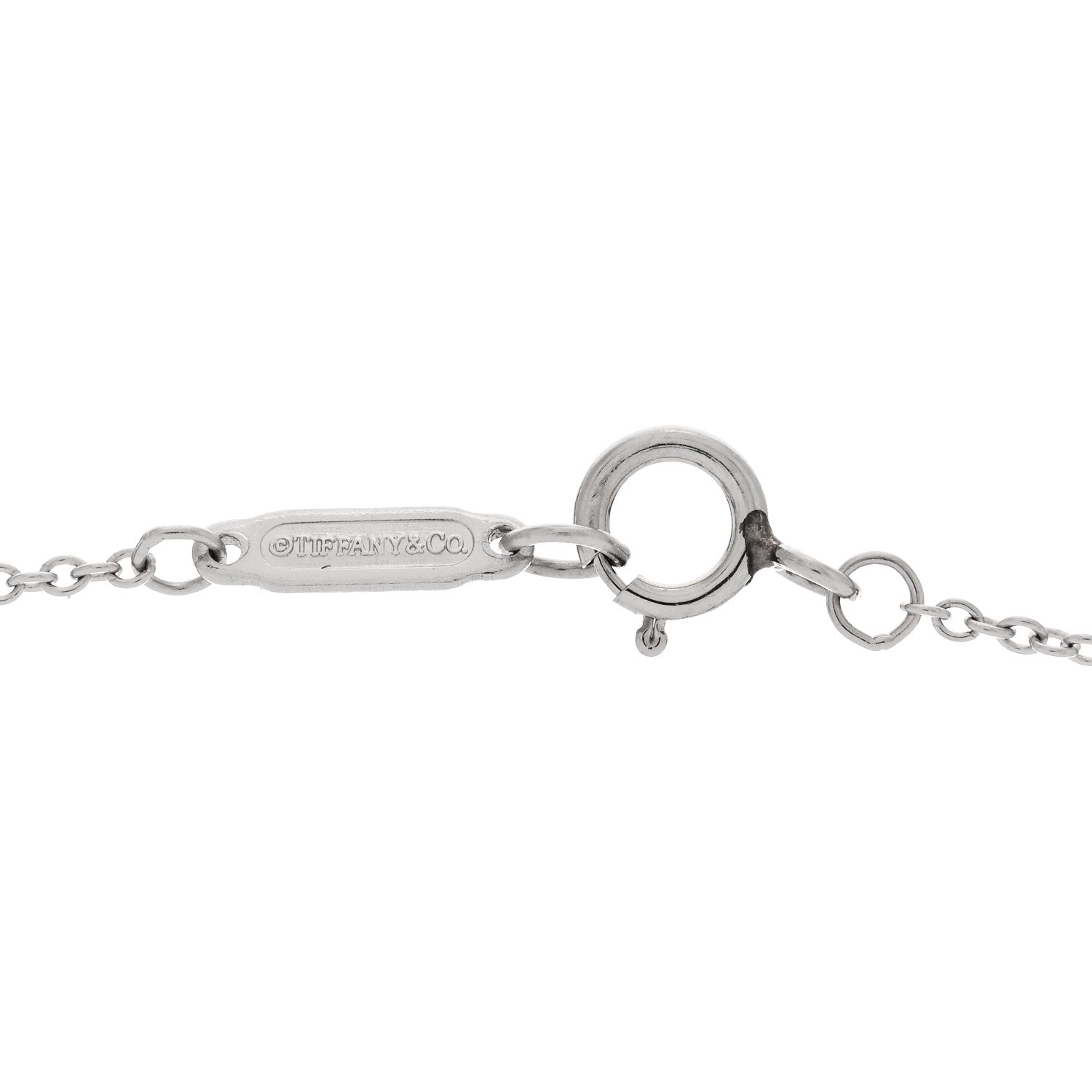 Tiffany Platinum Chain Necklace 16" 5 of 5