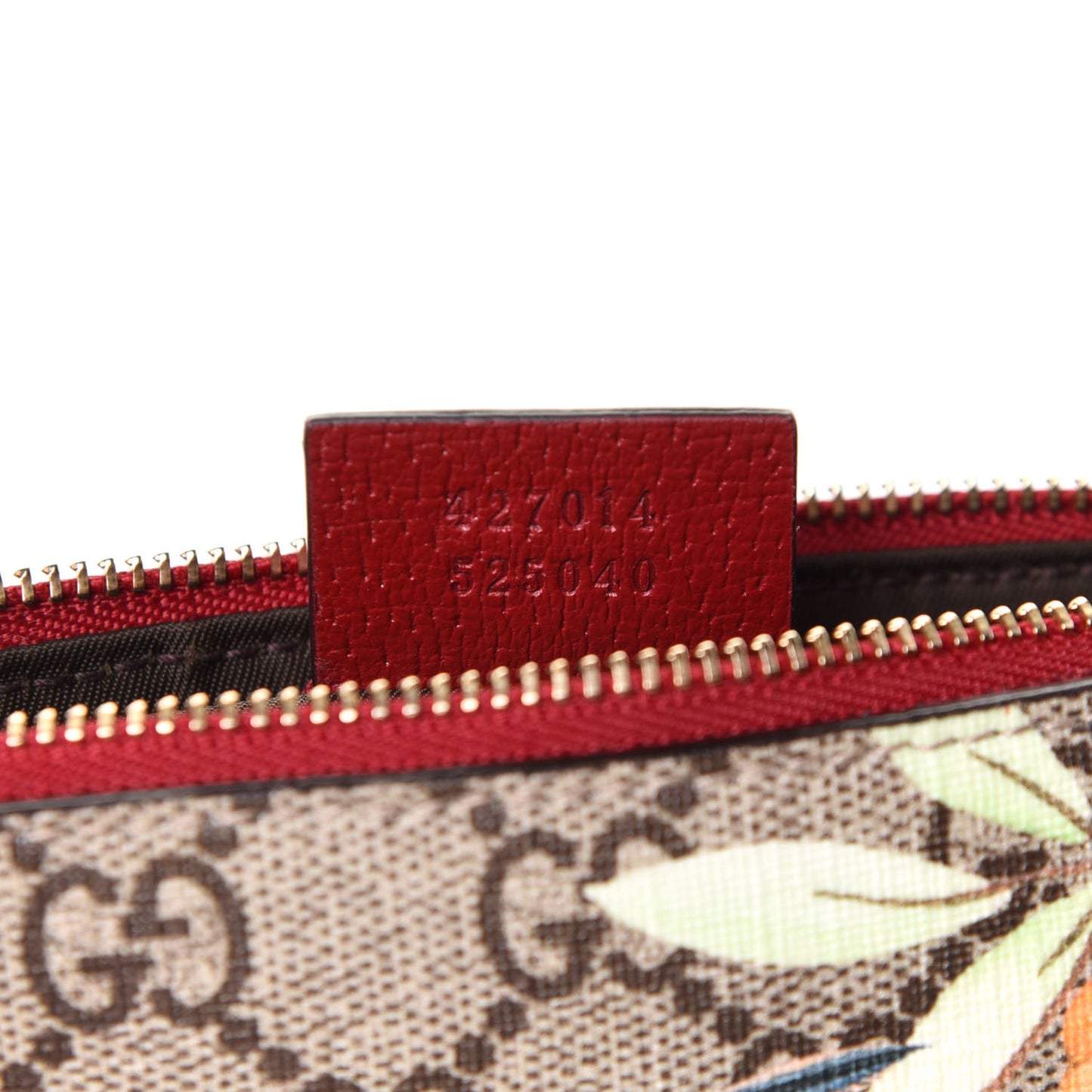 GG Supreme Monogram Tian Mini Chain Bag Beige Multicolor Red