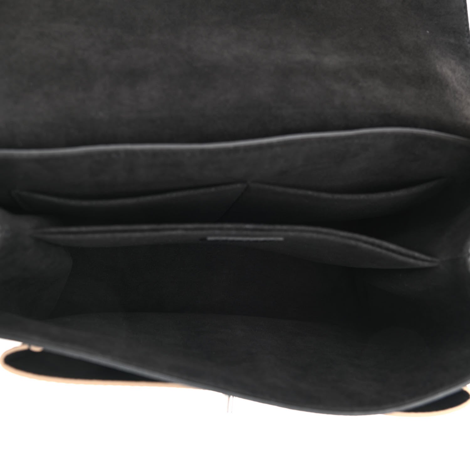 Louis Vuitton Soft Calfskin My Lockme Top Handle Vanille Black 5 of 10