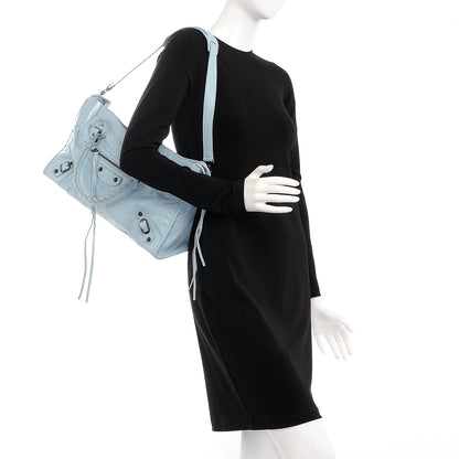 Balenciaga Agneau Classic Hardware Part Time Bleu Dragee 3 of 8