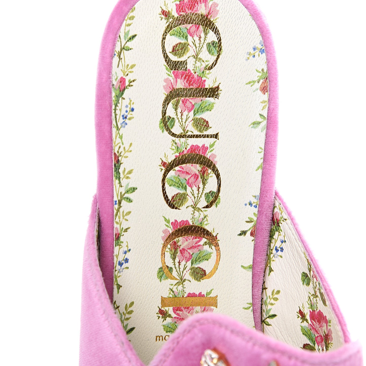 Velvet Marquise Crystals Womens Princetown Slippers 39 Malva Dark Malva