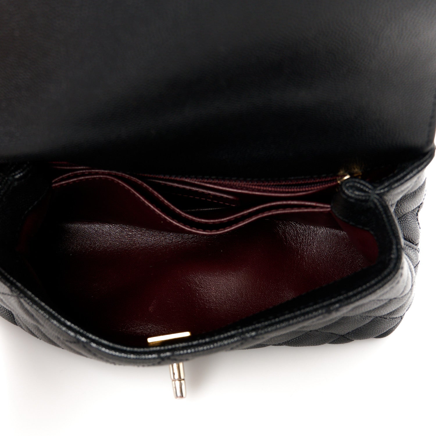 Chanel Caviar Quilted Mini Coco Handle Flap Black 5 of 11