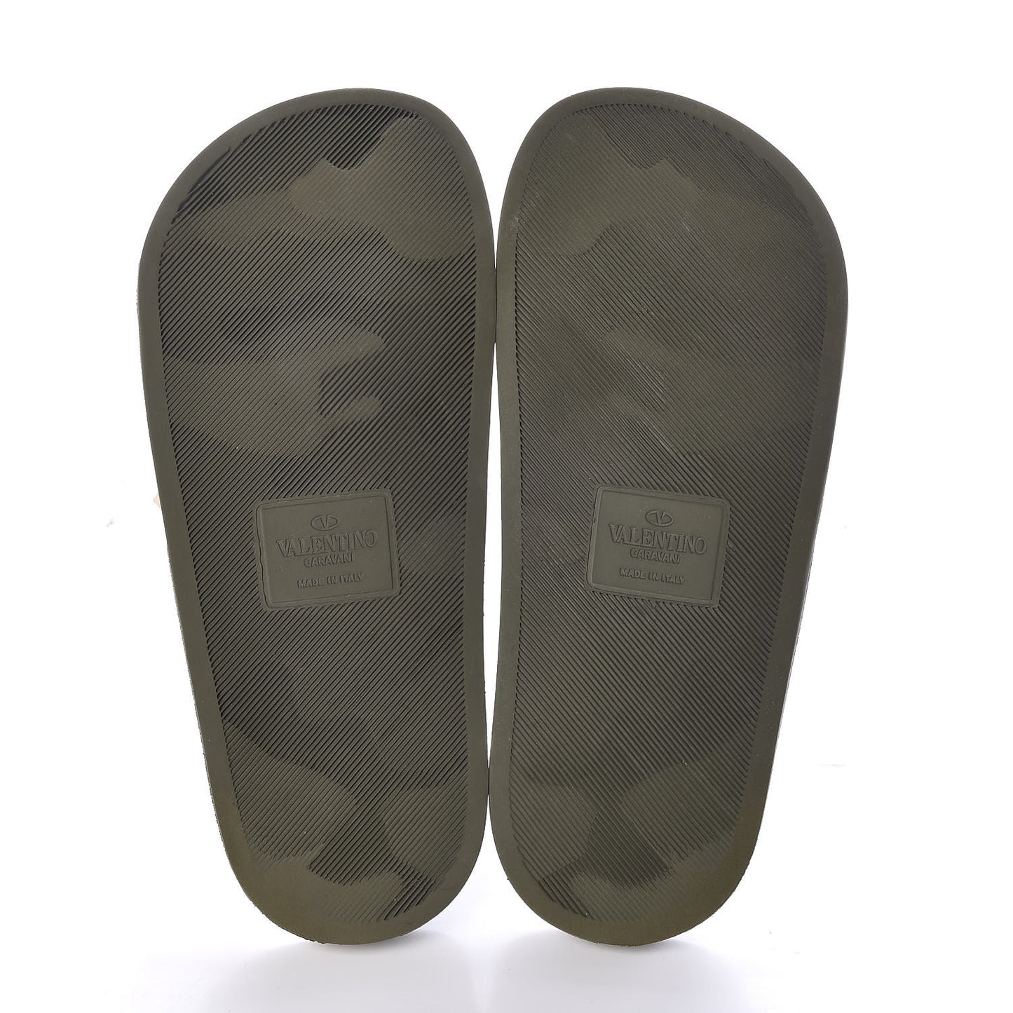 Rubber Rockstud Slide Sandals 36 Oasis