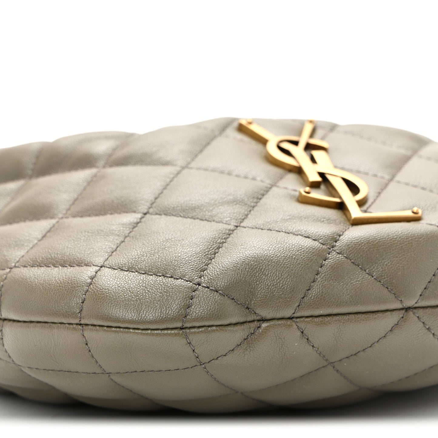 Lambskin Quilted Icarino Bag Dark Strong Moss