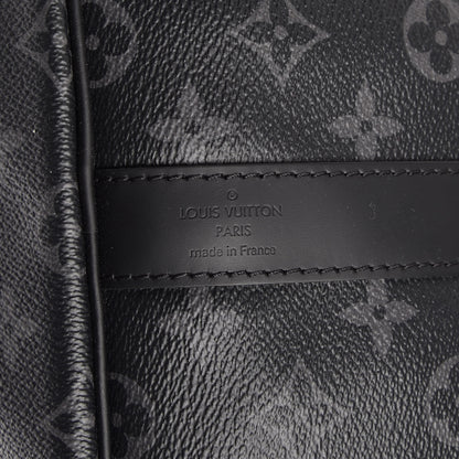 Louis Vuitton Monogram Eclipse Keepall Bandouliere 55 6 of 10