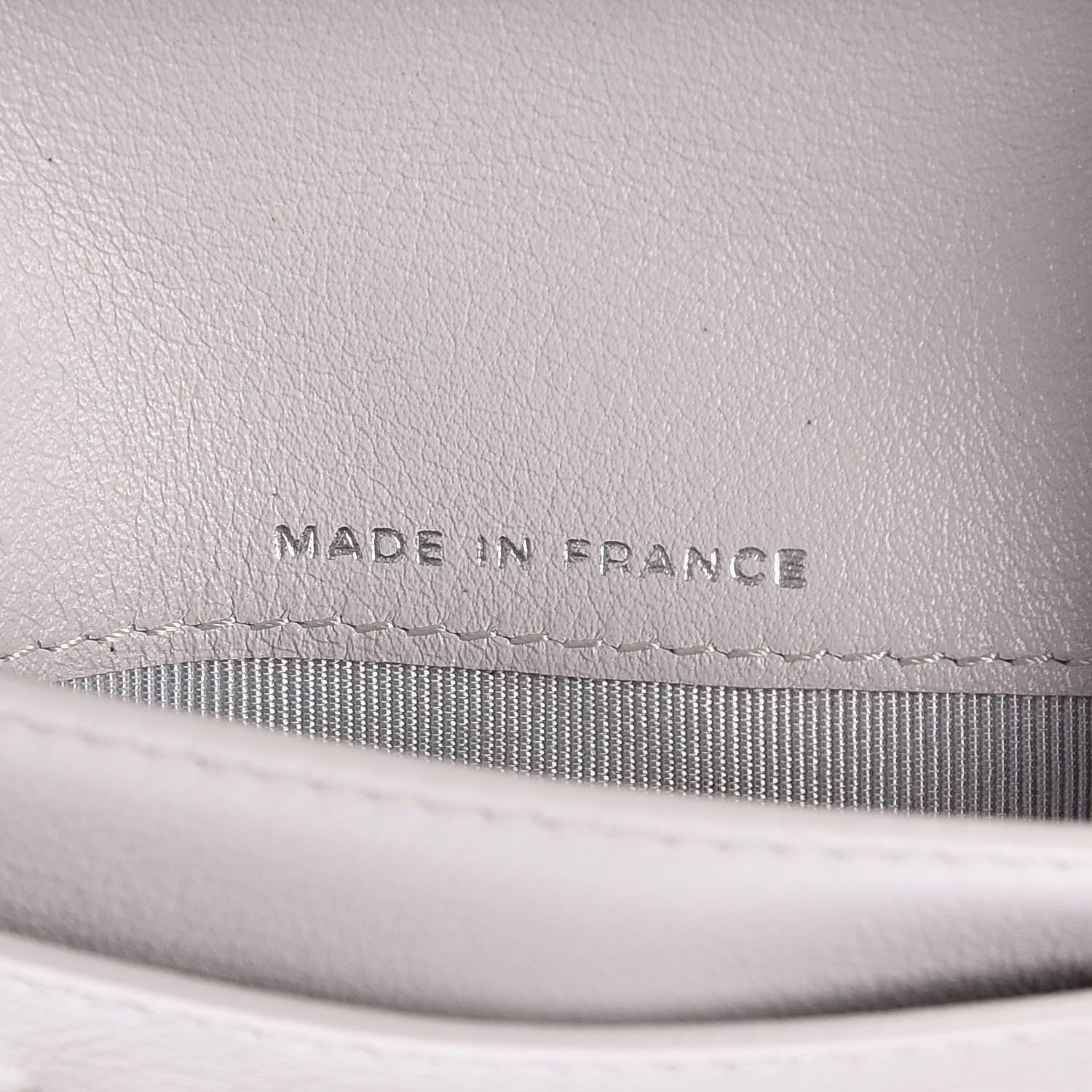 Chanel Calfskin Reissue Compact Wallet Grey 7 of 10