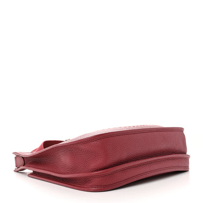 Hermes Taurillon Clemence Evelyne III PM Rubis 4 of 17