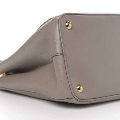Prada Saffiano Medium Galleria Double Zip Tote Argilla 9 of 13