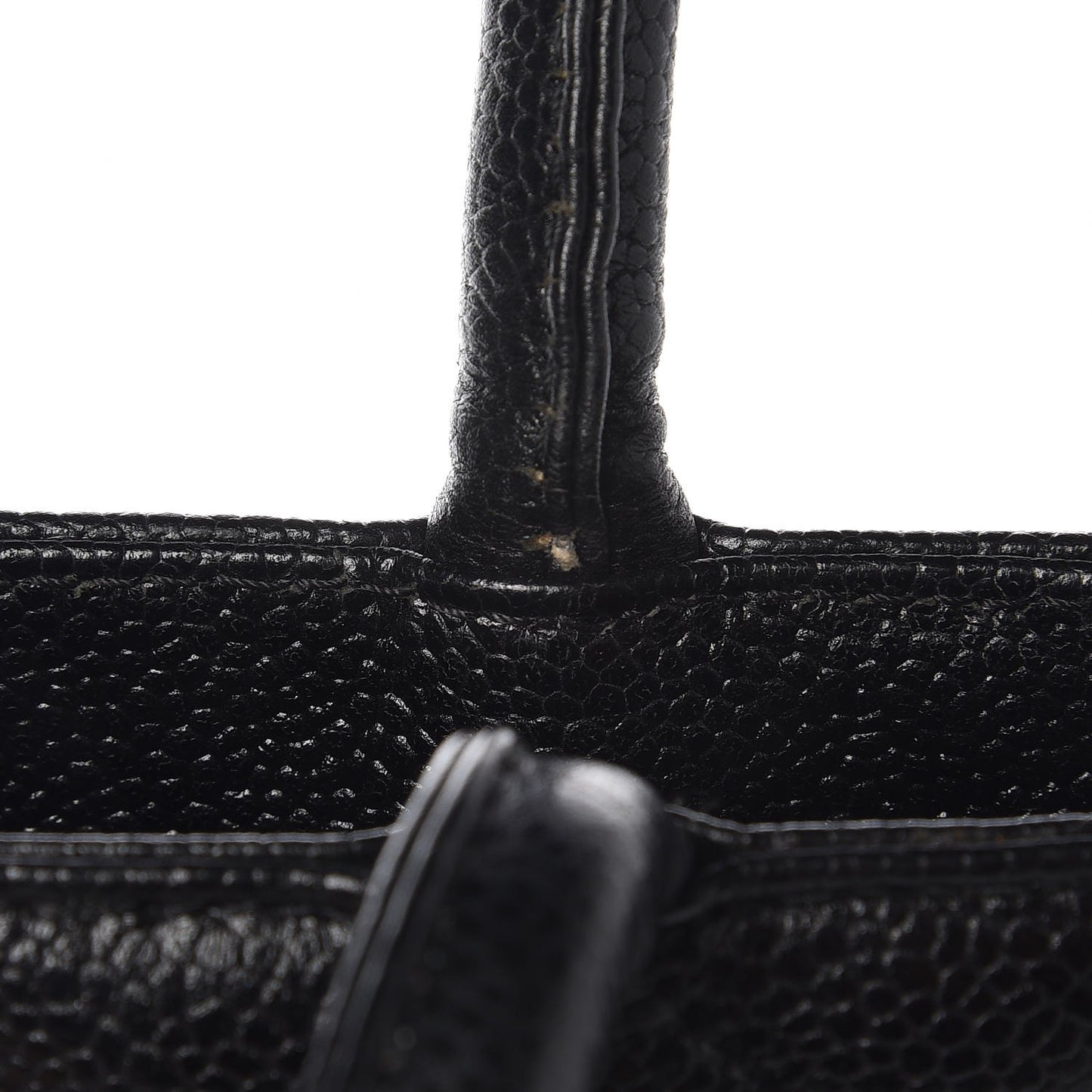 Caviar Quilted Medallion Tote Black