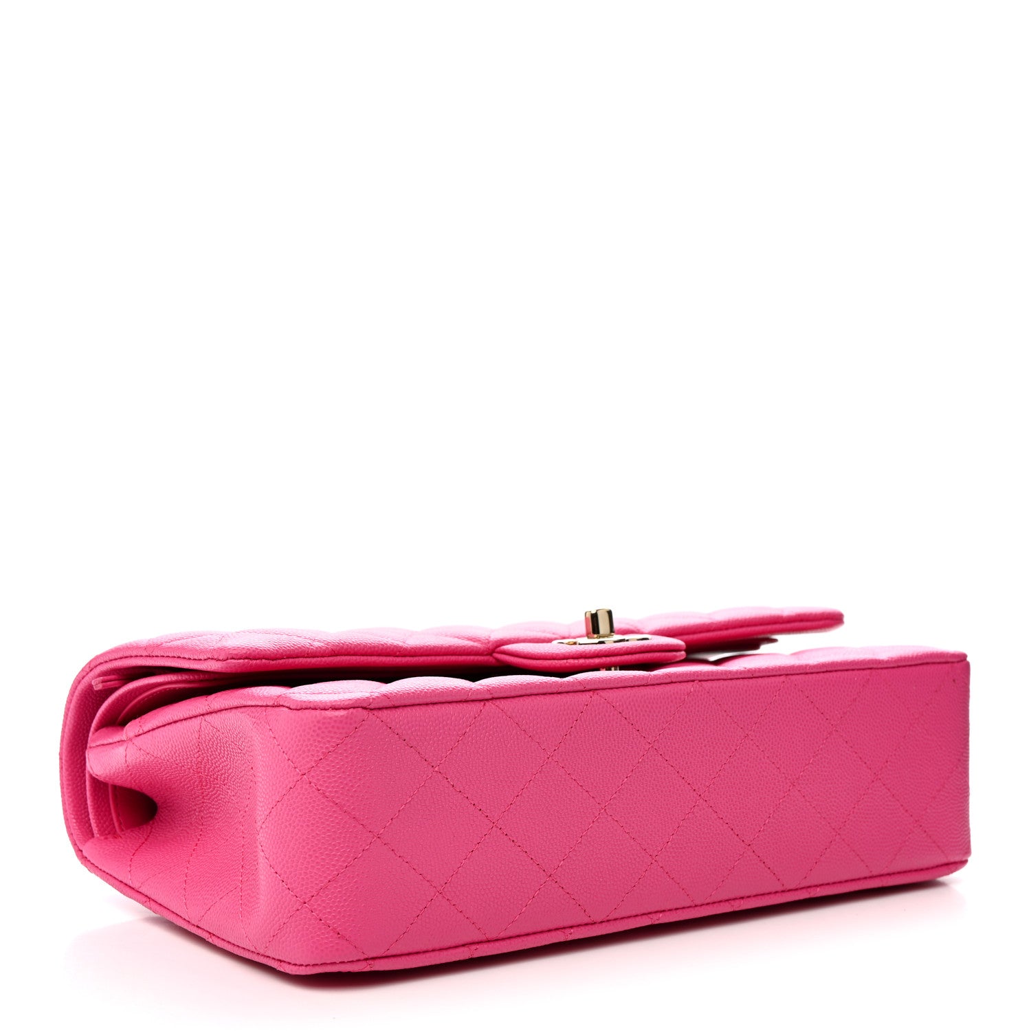 Chanel Caviar Quilted Medium Double Flap Pink Pink 4 of 11
